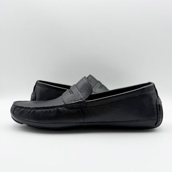 Cole Haan Mens Wyatt Slip On Penny Driver Loafer US 8.5 M Black Leather NIB - Picture 7 of 12